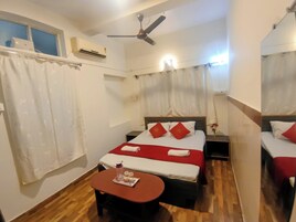 Deluxe Double AC | 1 bedroom, bed sheets