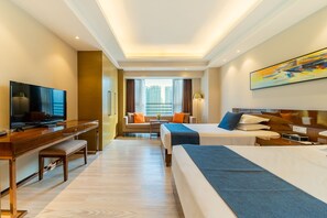 Desk, blackout curtains, free WiFi - Zhuhai Boruiwan Binjiang Hotel (Zhuhai)
