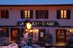 Front of property – evening/night