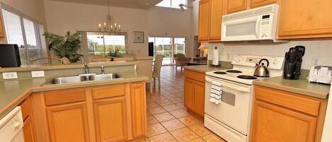 Family Villa, Balcony, Garden Area | Shared kitchen