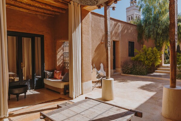 Suite Familiale, salle de bains attenante | Jardin