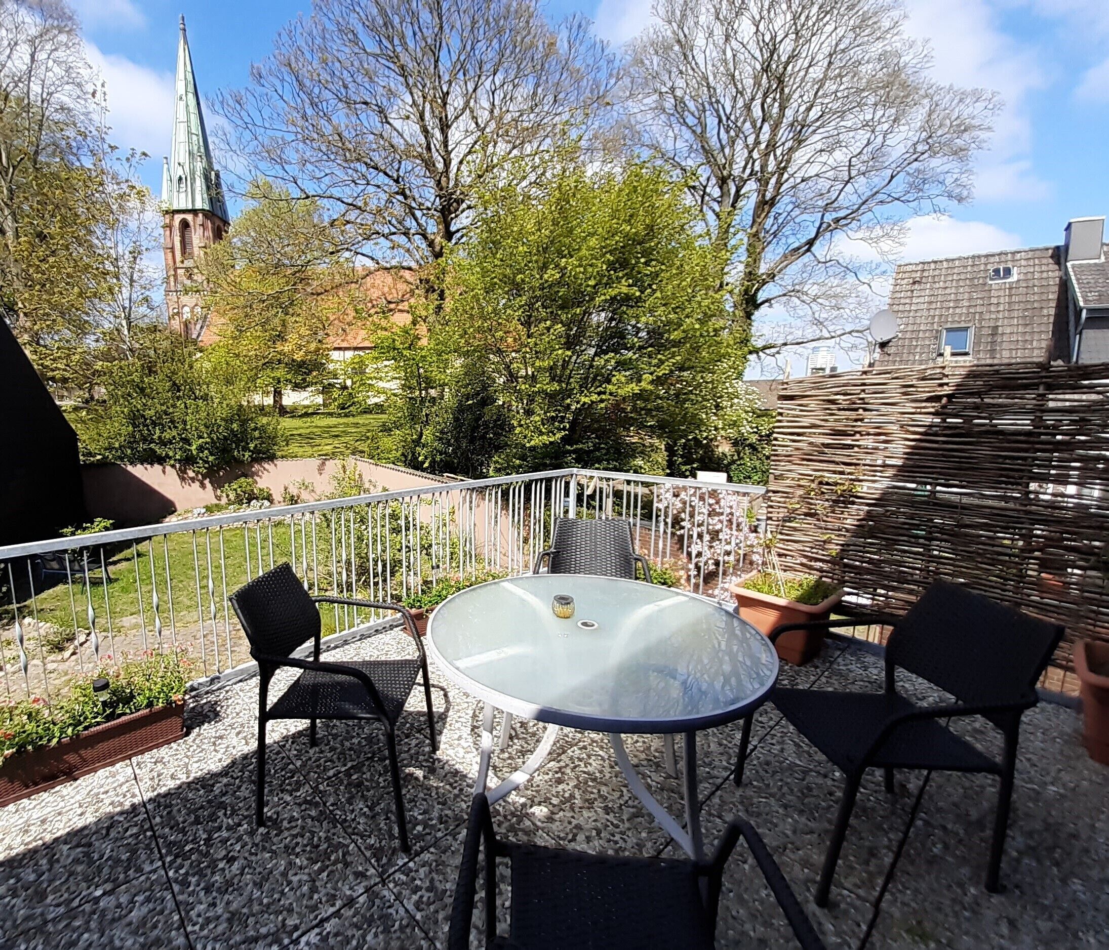 Superior-Doppelzimmer, eigenes Bad, Stadtblick (Zimmer 4) | Blick vom Balkon