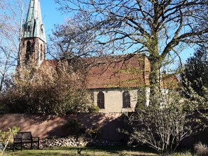 View from property - bed & Kitchen (Schleswig)