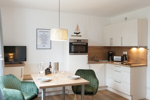 Private kitchen - Ferienwohnungen Inselquartett (Wiek)