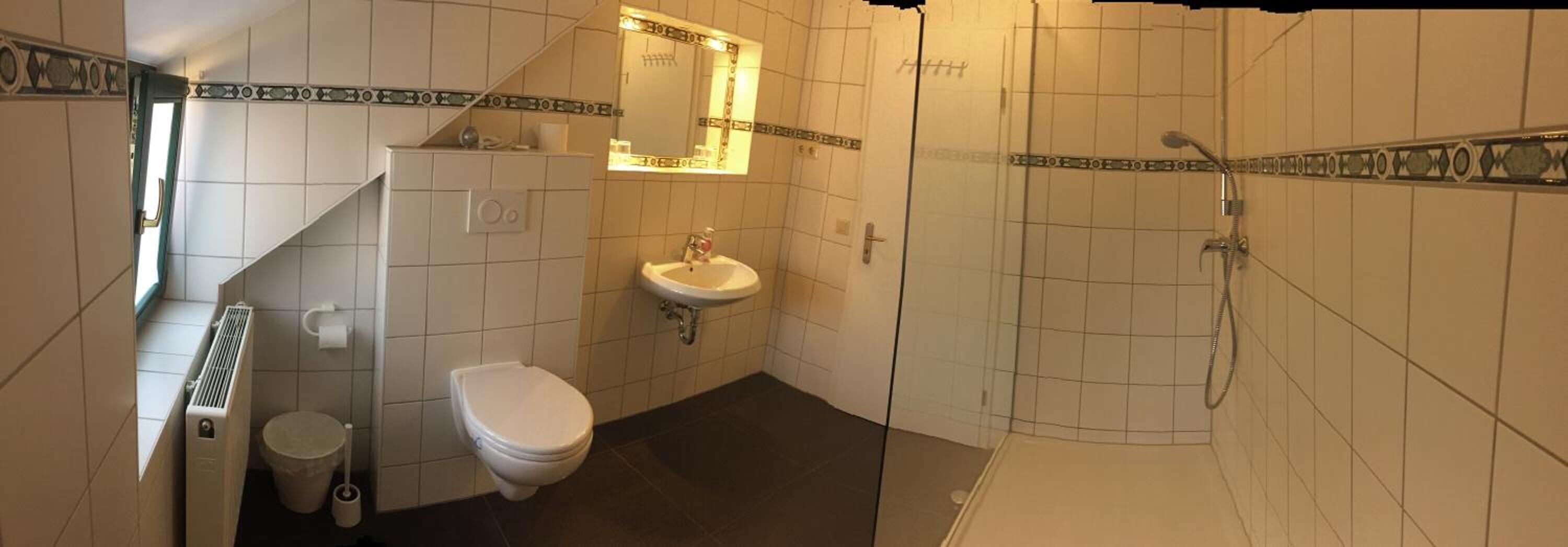 Shower, towels