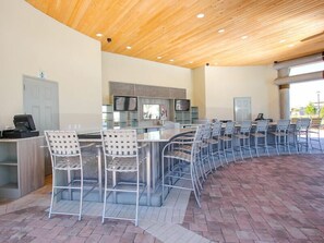 Poolside bar
