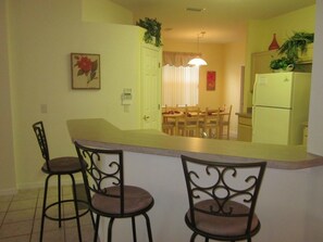 Family Villa, Private Pool, Garden Area | Shared kitchen