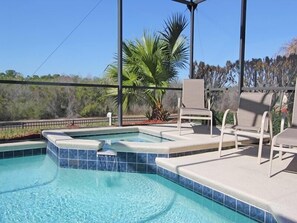 Outdoor spa tub - Ov2581 - Windsor Palms Resort - 5 Bed 3.5 Baths Villa (Kissimmee)