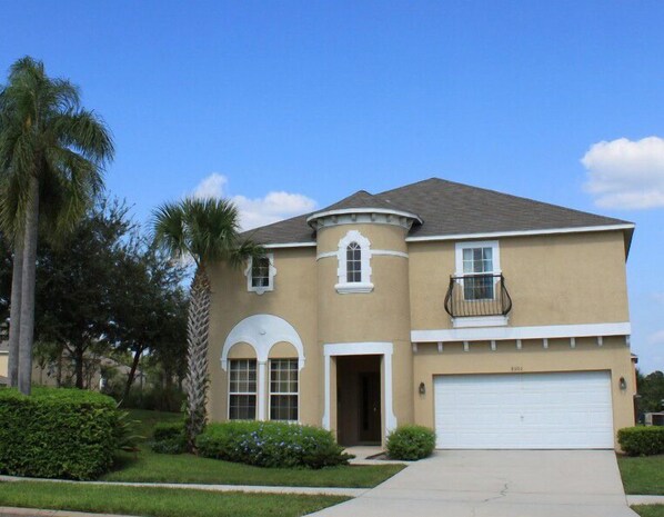 Family Villa, Multiple Bedrooms, Hot Tub, Garden Area | Front of property - Ov2182 - Emerald Island - 7 Bed 5.5 Baths Villa (Kissimmee)