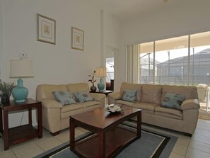 Sala de estar en el lobby