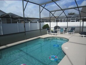 Family Villa, Balcony, Garden Area | Outdoor pool