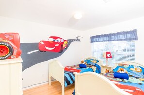 Family Villa, Balcony, Garden Area | Children's theme room