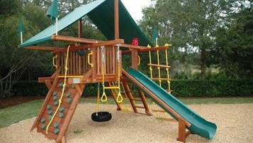 Family Villa, Hot Tub, Garden Area | Children’s play area – outdoor