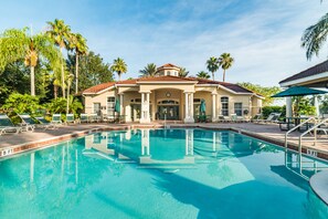 2 outdoor pools, pool umbrellas, sun loungers
