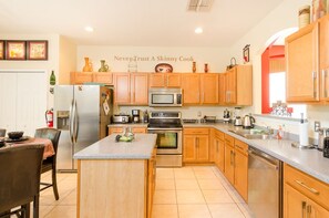 Family Villa, Balcony, Garden Area | Shared kitchen