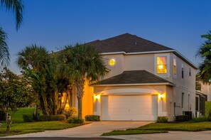 Front of property – evening/night