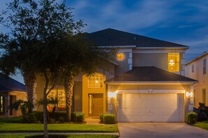 Family Villa, Multiple Bedrooms, Hot Tub, Garden Area | Front of property - evening/night - Ovm654 - Emerald Island - 7 Bed 4 Baths Villa (Kissimmee)
