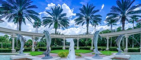 Family Villa, Balcony, Garden Area | Water view