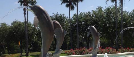 패밀리 타운홈, 발코니, 정원 | 분수