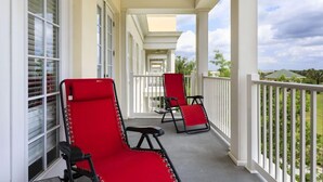 Vila Keluarga, balkon, area taman | Pemandangan balkon