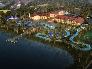 Family Villa, Multiple Bedrooms, Hot Tub, Garden Area | Aerial view