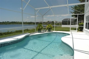 Family Villa, Hot Tub, Garden Area | Pool | Seasonal outdoor pool