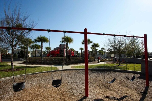 Family Villa, Hot Tub, Garden Area | Children's play area - outdoor