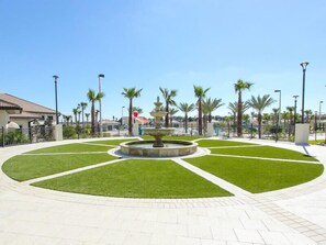 Family Villa, Balcony, Garden Area | Fountain