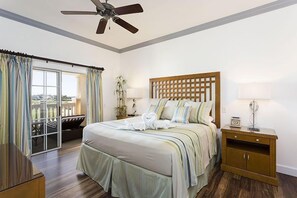 Family Condo, Kitchen, Garden Area | View from room