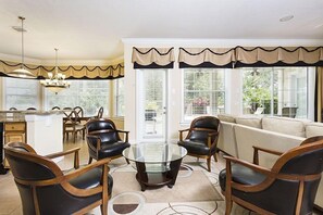 Family Condo, Balcony, Garden Area | Living area