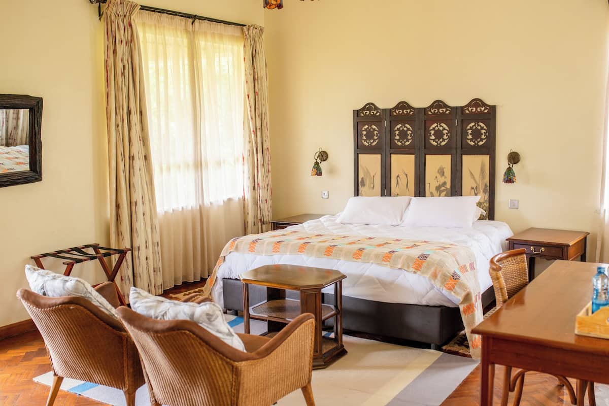 豪華複式房屋, 1 張加大雙人床, 露台, 花園景 | 埃及棉床單、高級寢具、羽絨被、獨特設計