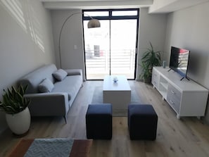 Comfort-Apartment, 2 Schlafzimmer | Wohnzimmer