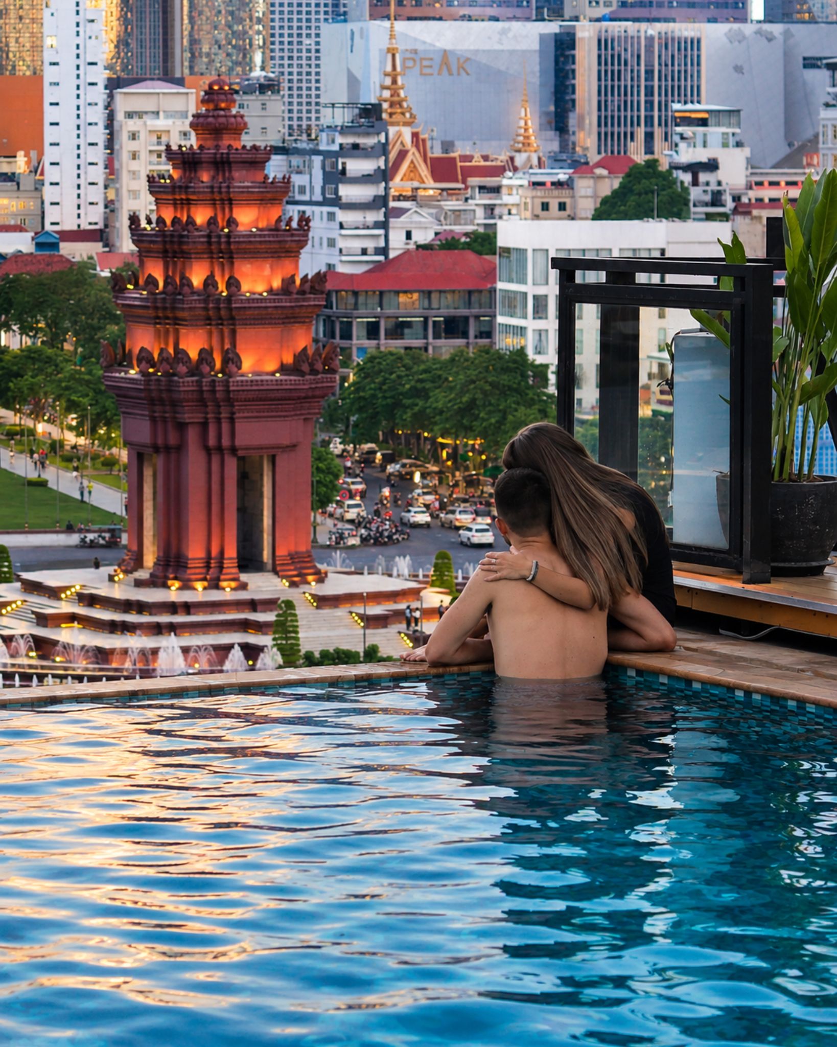 Piscina en la azotea