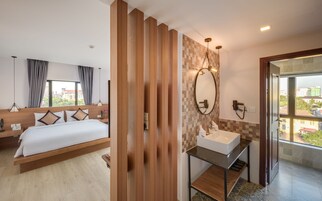 Sábanas de algodón egipcio, ropa de cama de alta calidad y minibar 