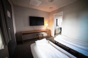 Iron/ironing board, cots/infant beds, free WiFi, bed sheets