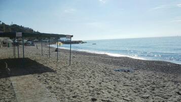 On the beach