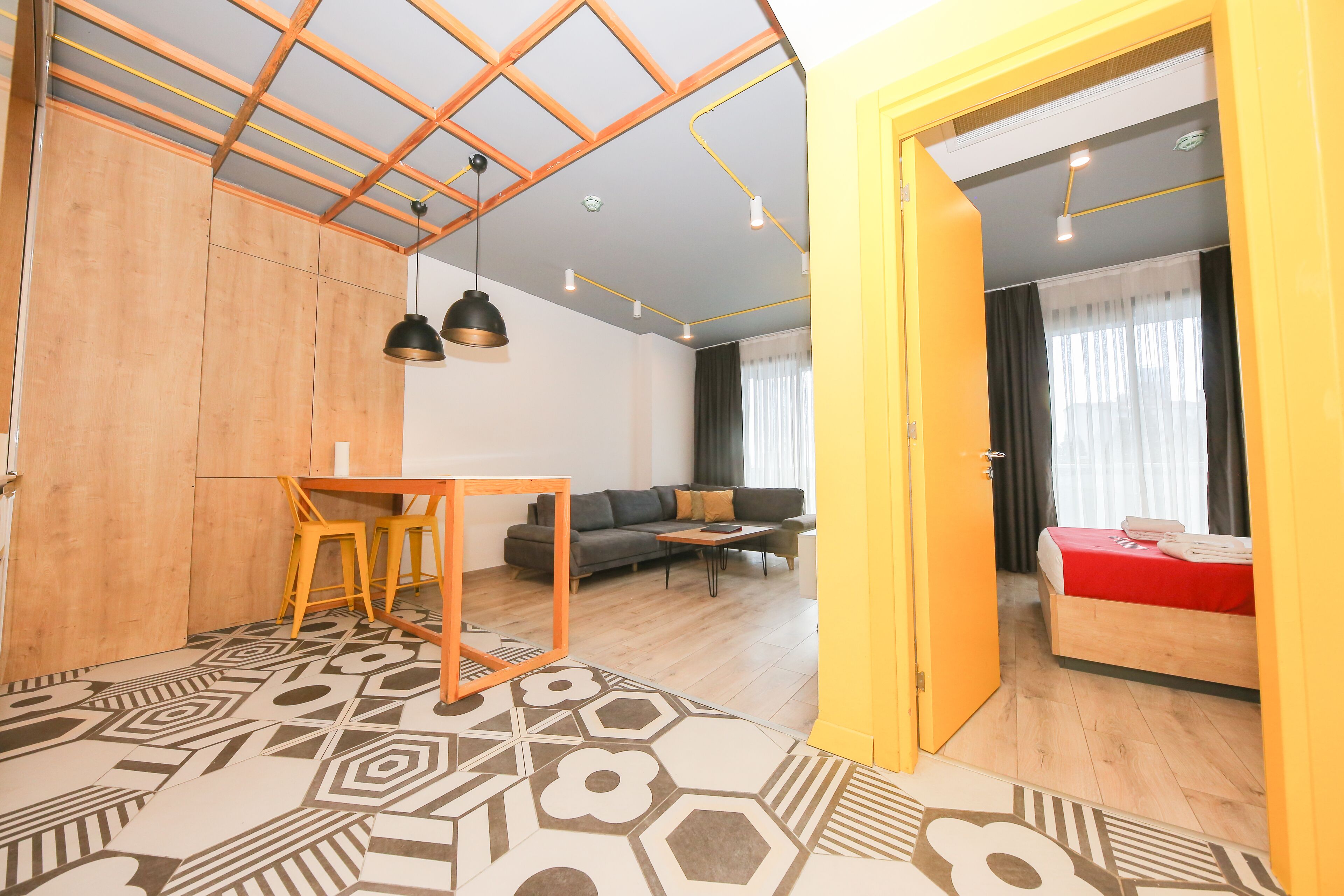 Superior-Apartment, 1 Schlafzimmer, Balkon, Stadtblick