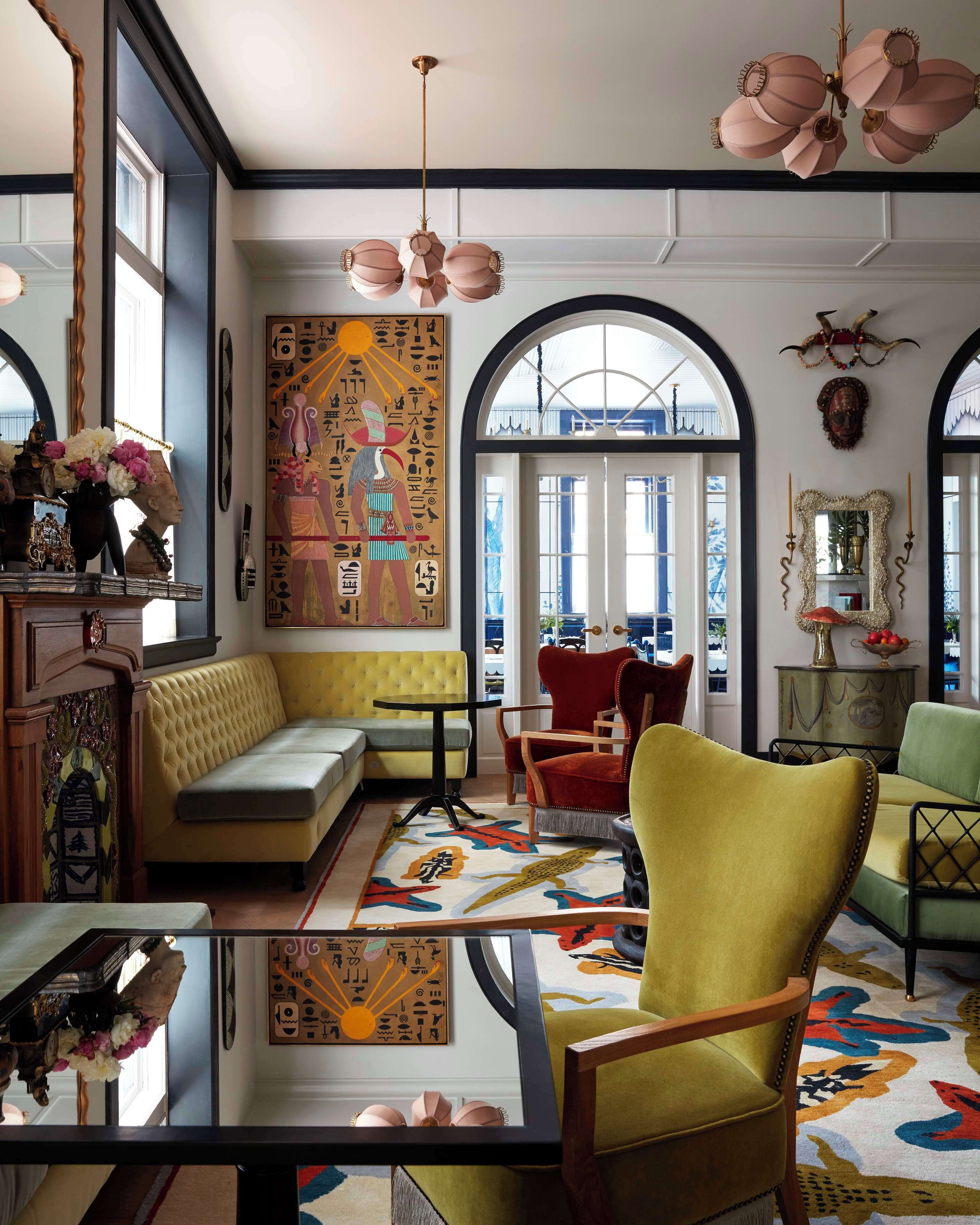 Sala de estar en el lobby