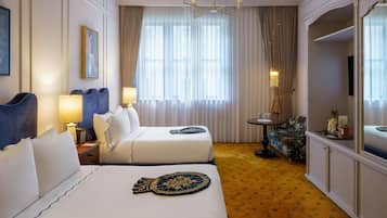 1 Schlafzimmer, hochwertige Bettwaren, Pillowtop-Betten, Minibar