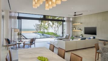 The Level 4-Bedroom Beachfront Pool Villa | View from room
