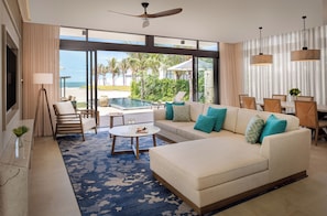 The Level 1-Bedroom Oceanfront Pool Villa | Minibar, in-room safe, individually decorated, individually furnished - Melia Ho Tram Beach Resort (Ho Chi Minh City)