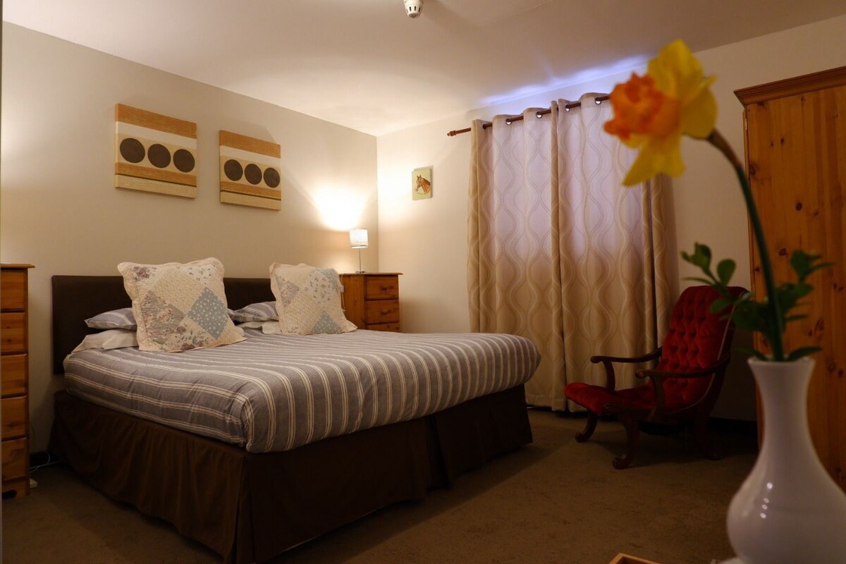 Escritorio, wifi gratis y ropa de cama 