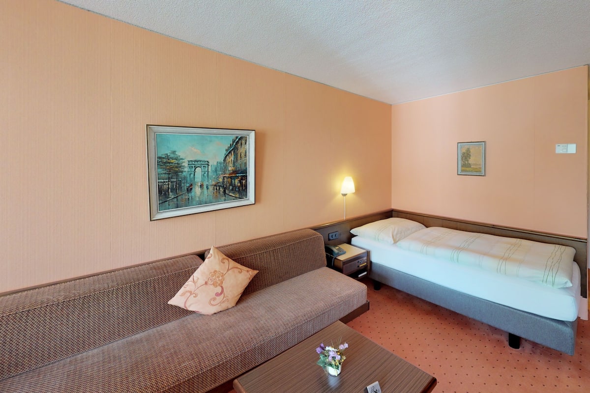 Standard Single Room | In-room safe, desk, laptop workspace, blackout curtains