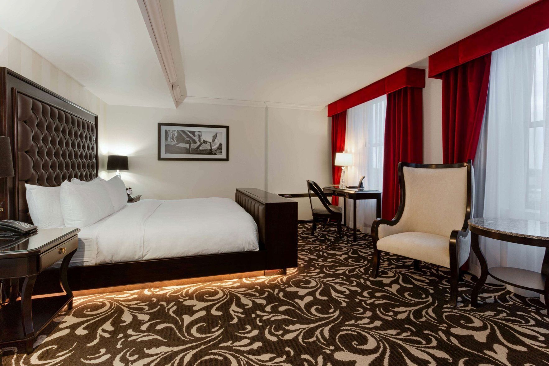 Egyptian cotton sheets, premium bedding, pillowtop beds, in-room safe