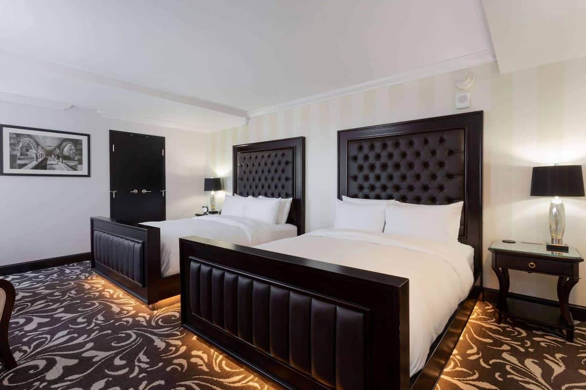 Egyptian cotton sheets, premium bedding, pillowtop beds, in-room safe