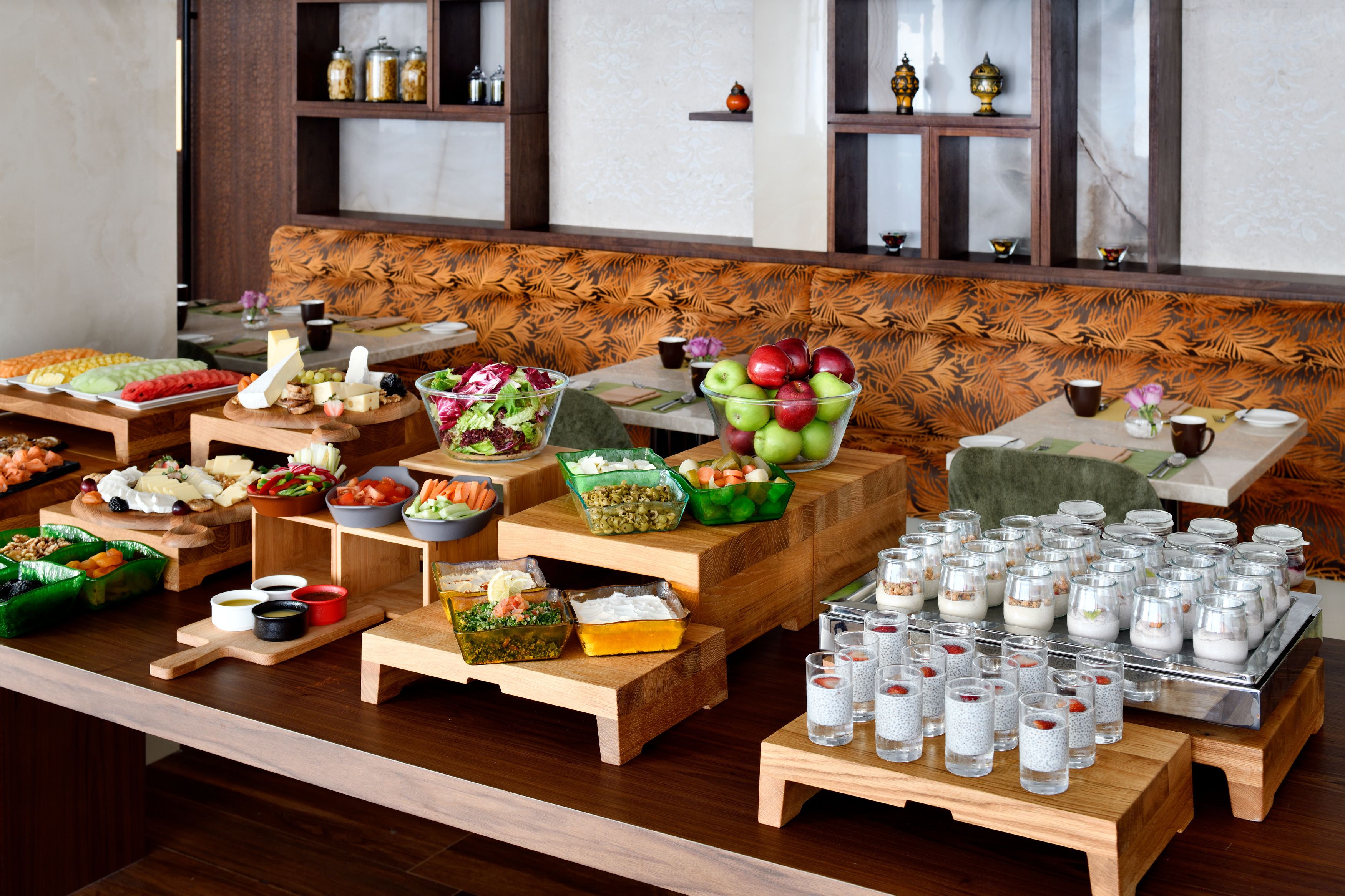 daily buffet breakfast (aed 85 per person)