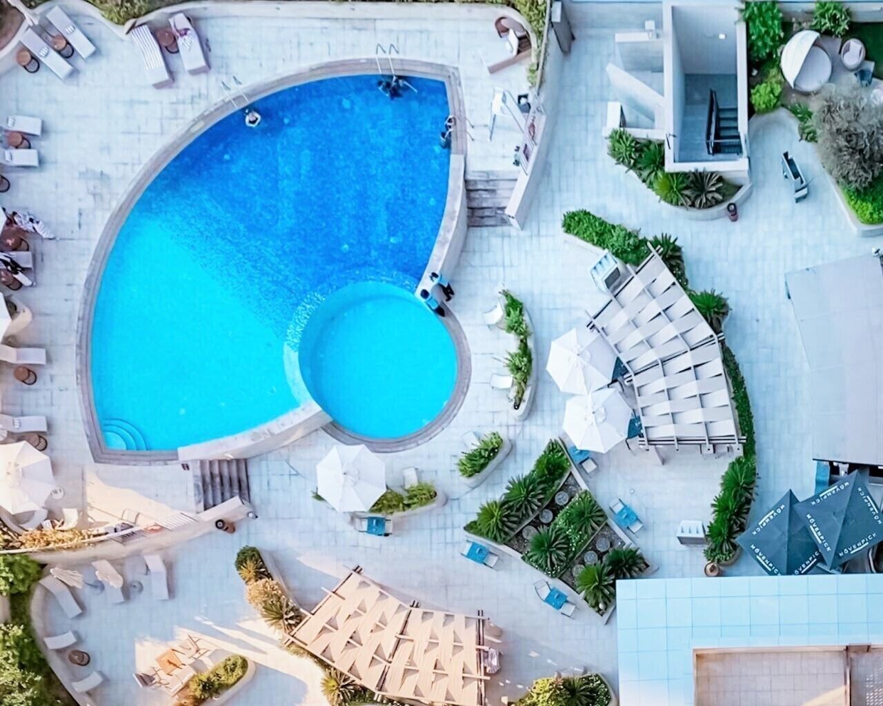 منظر من الجو على ارتفاع عالٍ