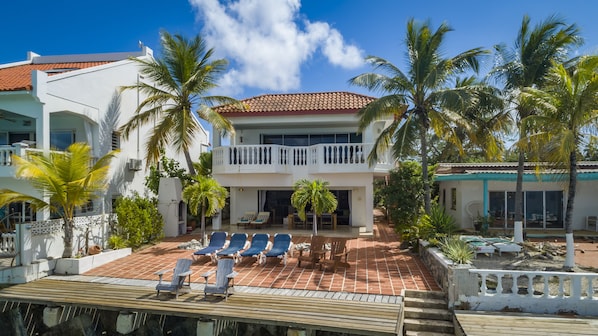 Terrace and oceanfront deck made with a drone 2019 