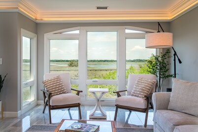 Spectacular Panoramic Marsh Views! Amenity access included!