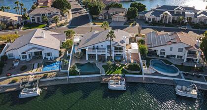 High-End Arrowhead Lakes Estate w/ Private Boat & Heated Spa